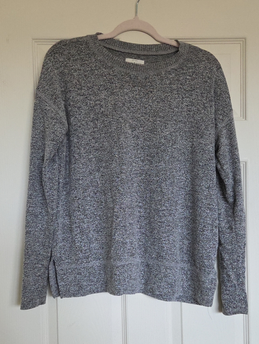 Lucky Brand Gray Marled Cowl-Neck Sweater - Picture 1 of 4